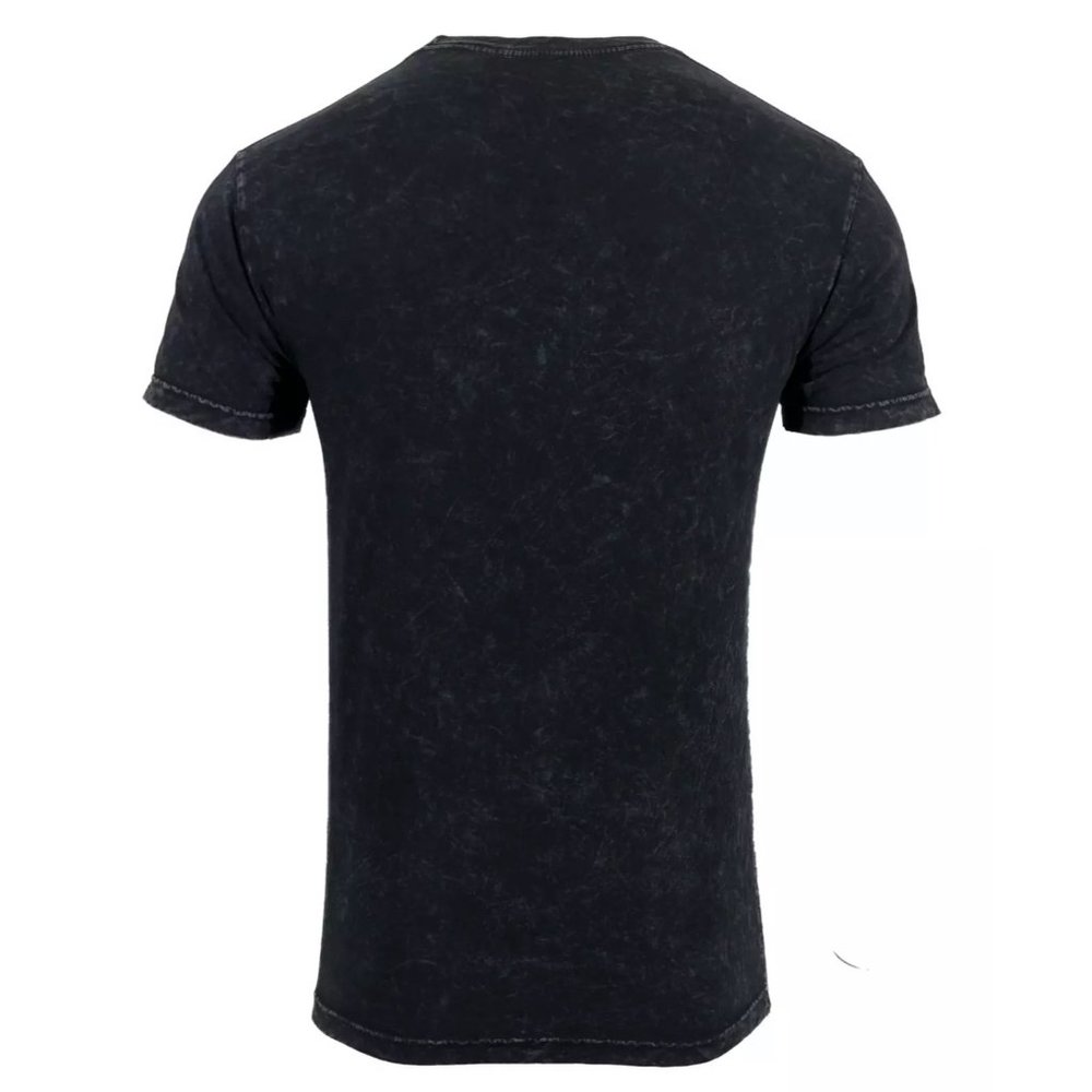 AFFLICTION WINDTALKER Men's T-shirt BLACK LAVA Biker - Picture 3 of 7